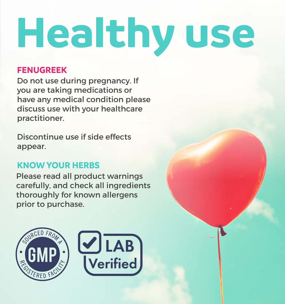 PURE CO fenugreek capsules manufactured in the USA under GMP standards