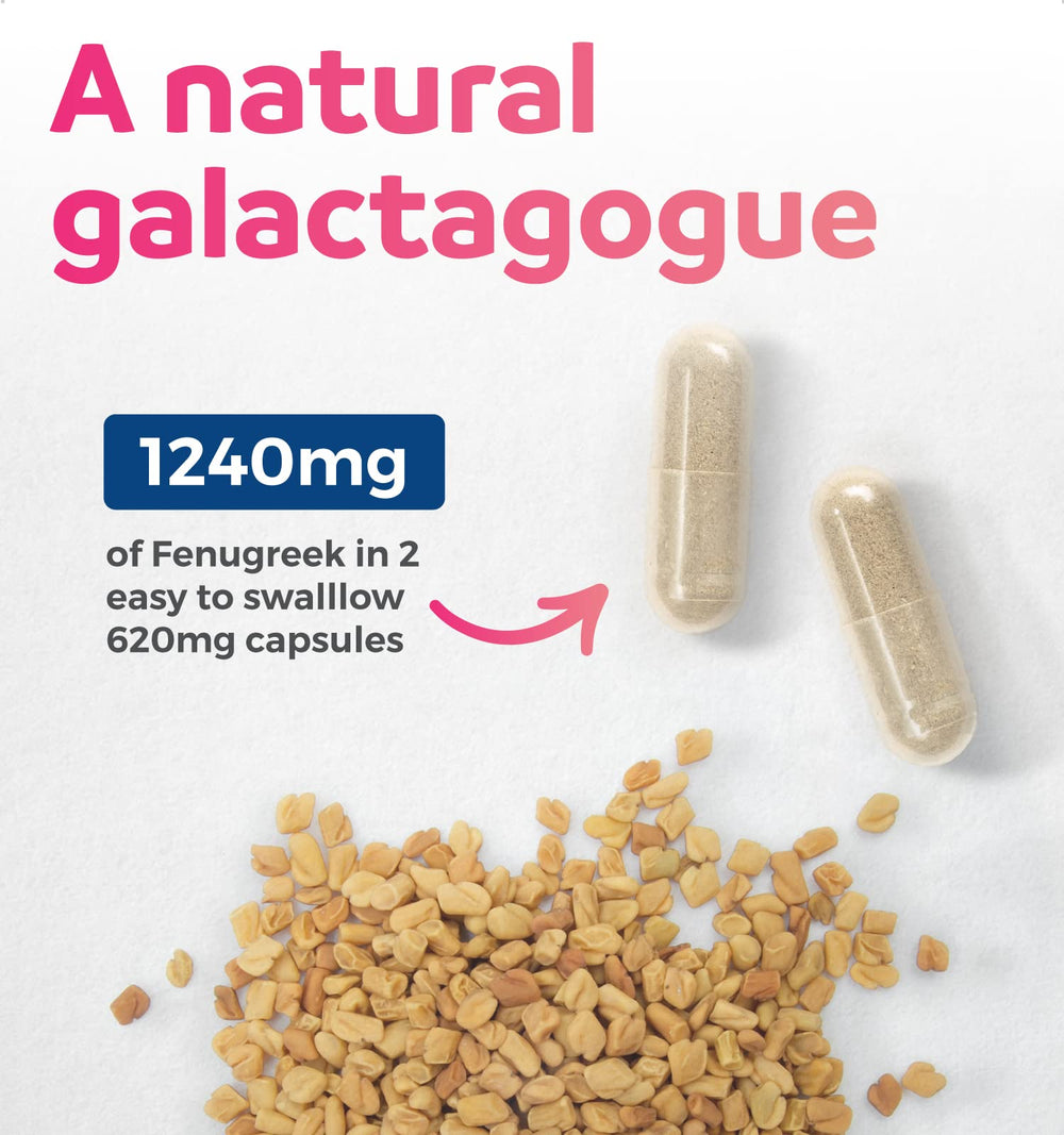 PURE CO fenugreek capsules on kitchen counter ready for daily use