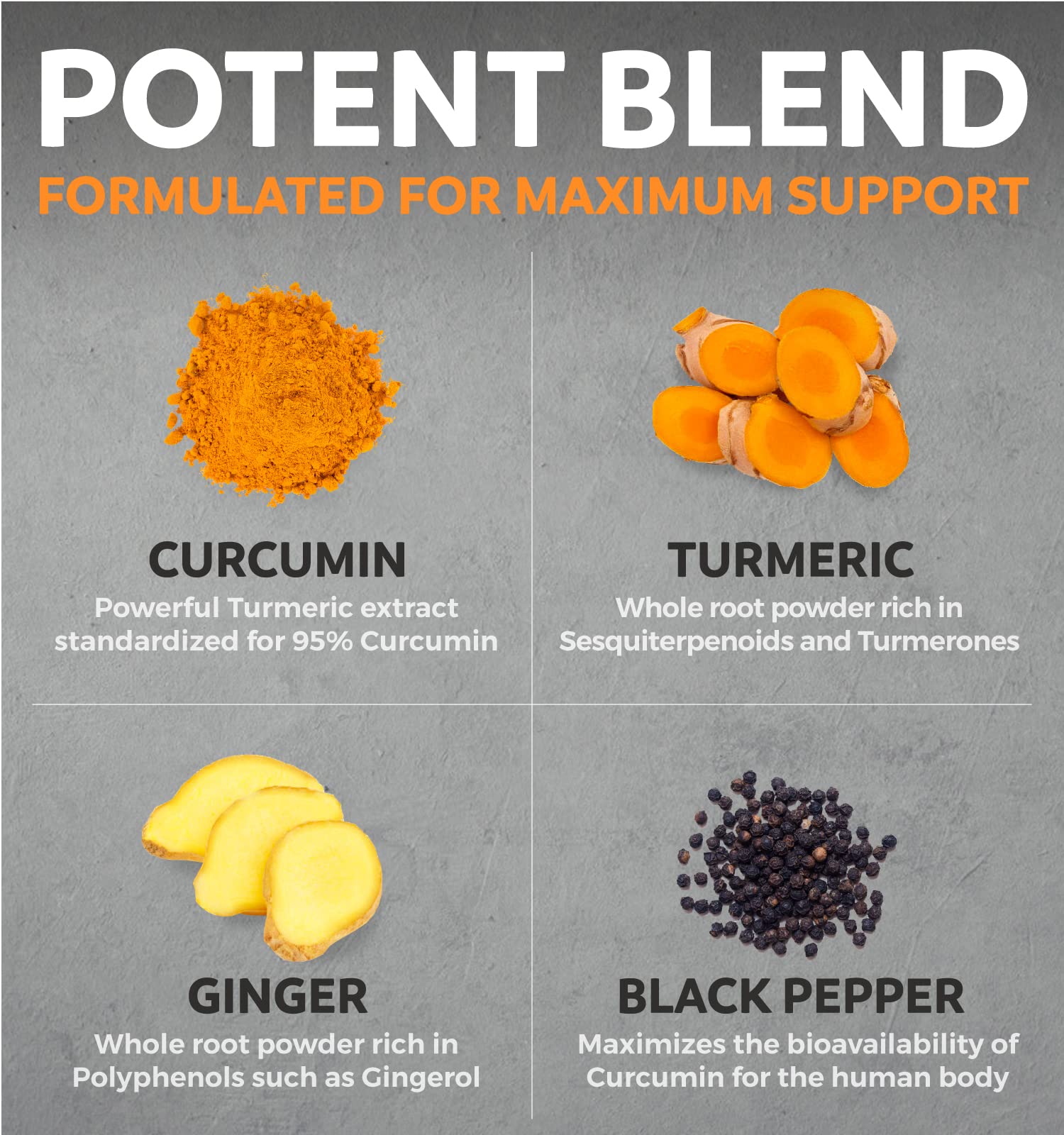 Pure Co organic certification label highlighting clean, non-GMO turmeric.