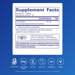 Pure Encapsulations 7-Keto DHEA capsules ready for daily use
