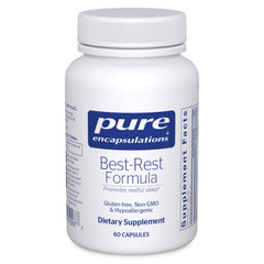 Pure Encapsulations Best-Rest Formula bottle supports a calm bedtime routine