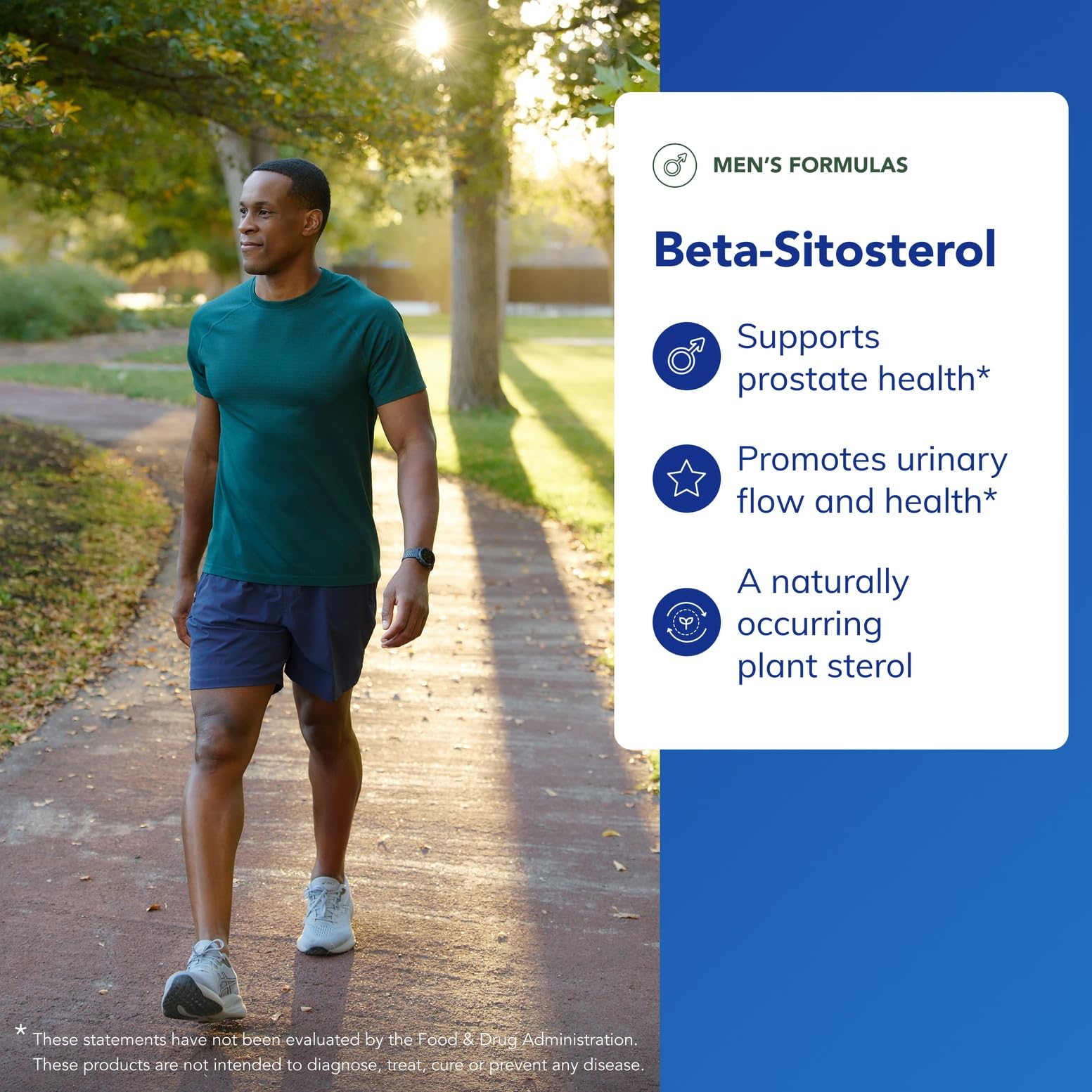 Pure Encapsulations Beta-Sitosterol study graphic illustrates urinary health research.