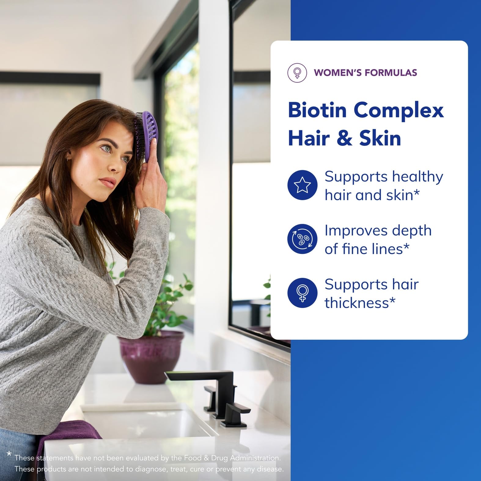 Capsules of Pure Encapsulations Biotin Complex for simple daily use.