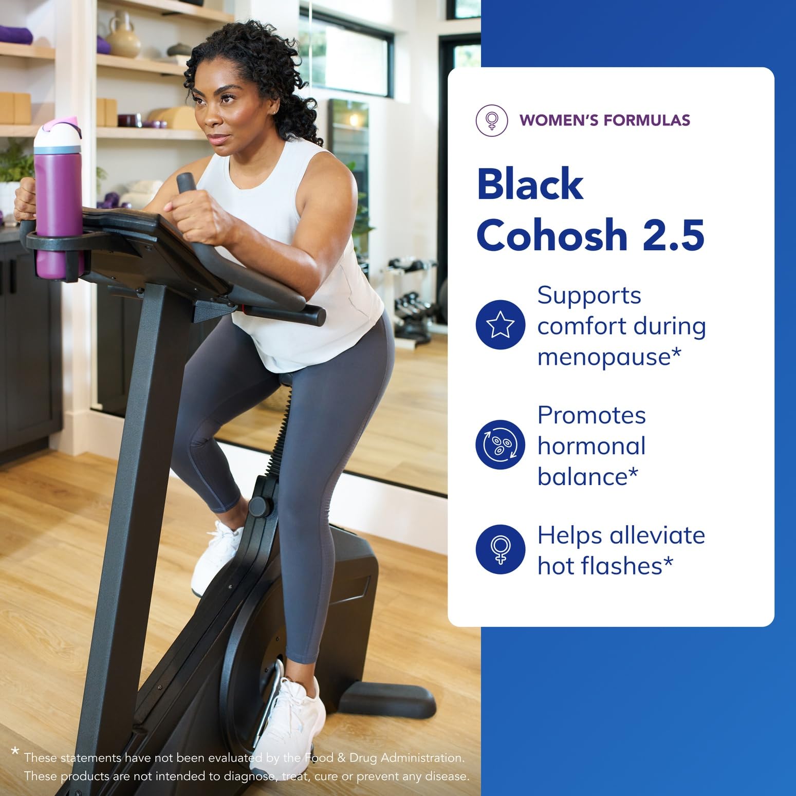 Pure Encapsulations Black Cohosh 2.5 label front highlighting hypoallergenic formula