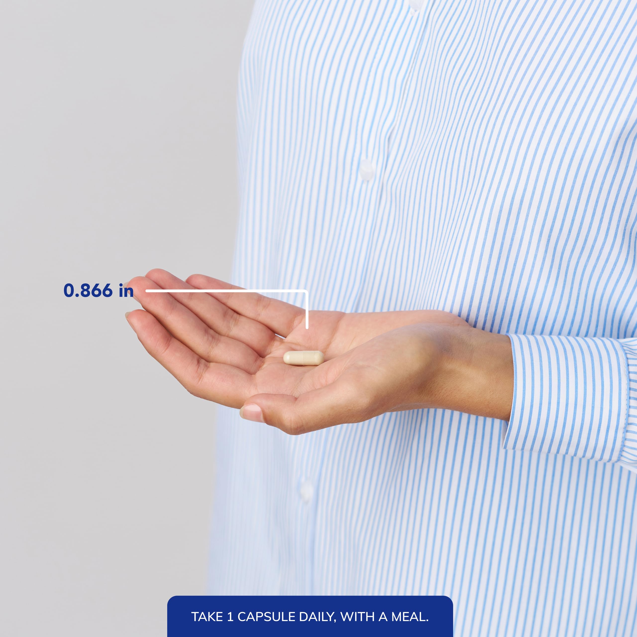 Pure Encapsulations Boswellia AKBA capsules poured out for easy daily dosing.