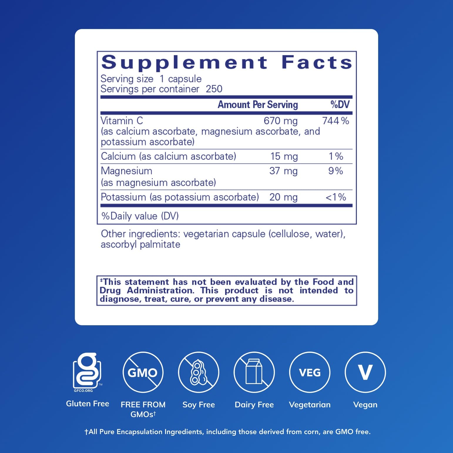 Close-up of Pure Encapsulations capsules highlighting gentle formulation for sensitive stomachs