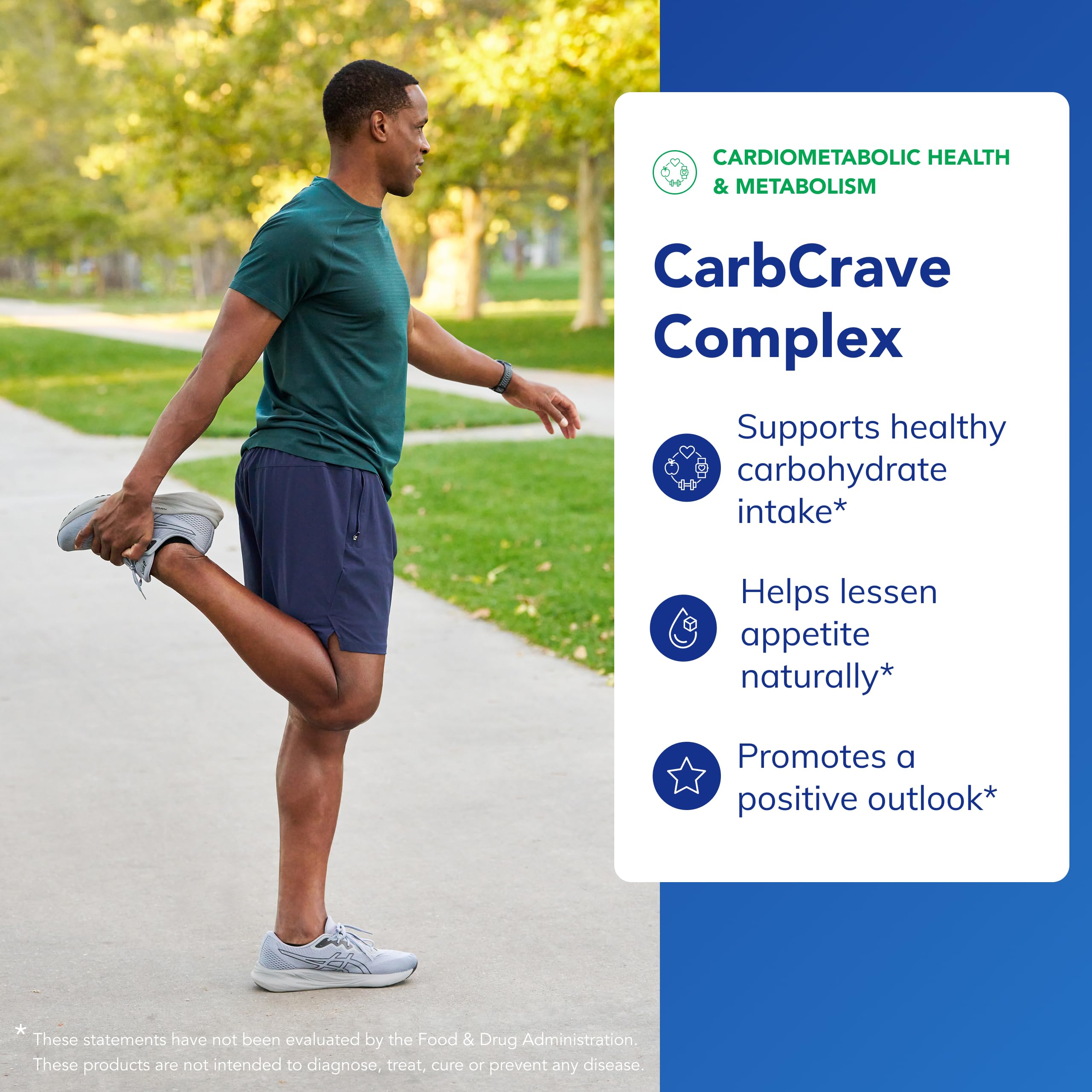 Pure Encapsulations CarbCrave Complex label front showcasing Sensoril and ingredients.