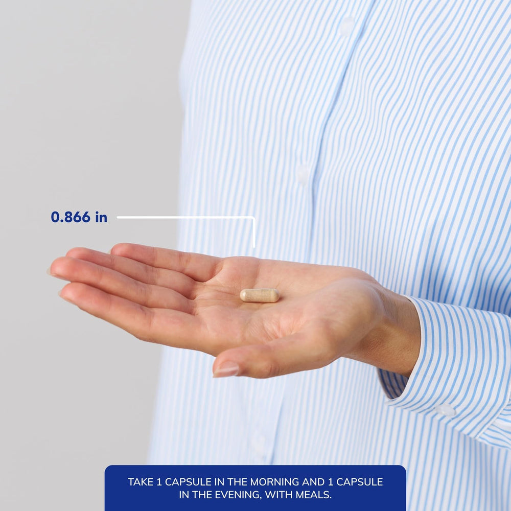 Morning and evening dosage guidance with Cortisol Calm.