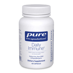 Pure Encapsulations Daily Immune bottle front for everyday immune support.