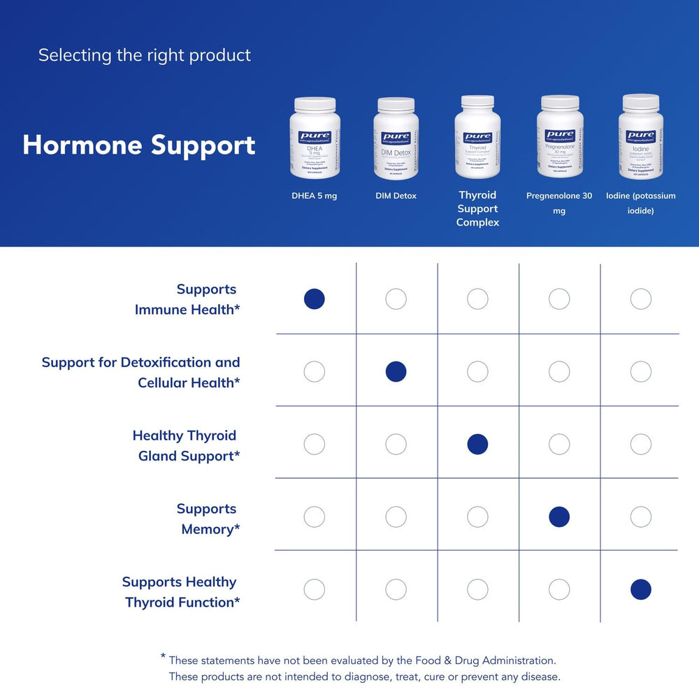 Pure Encapsulations DHEA 5mg lifestyle use — supports daily wellness as part of a routine.
