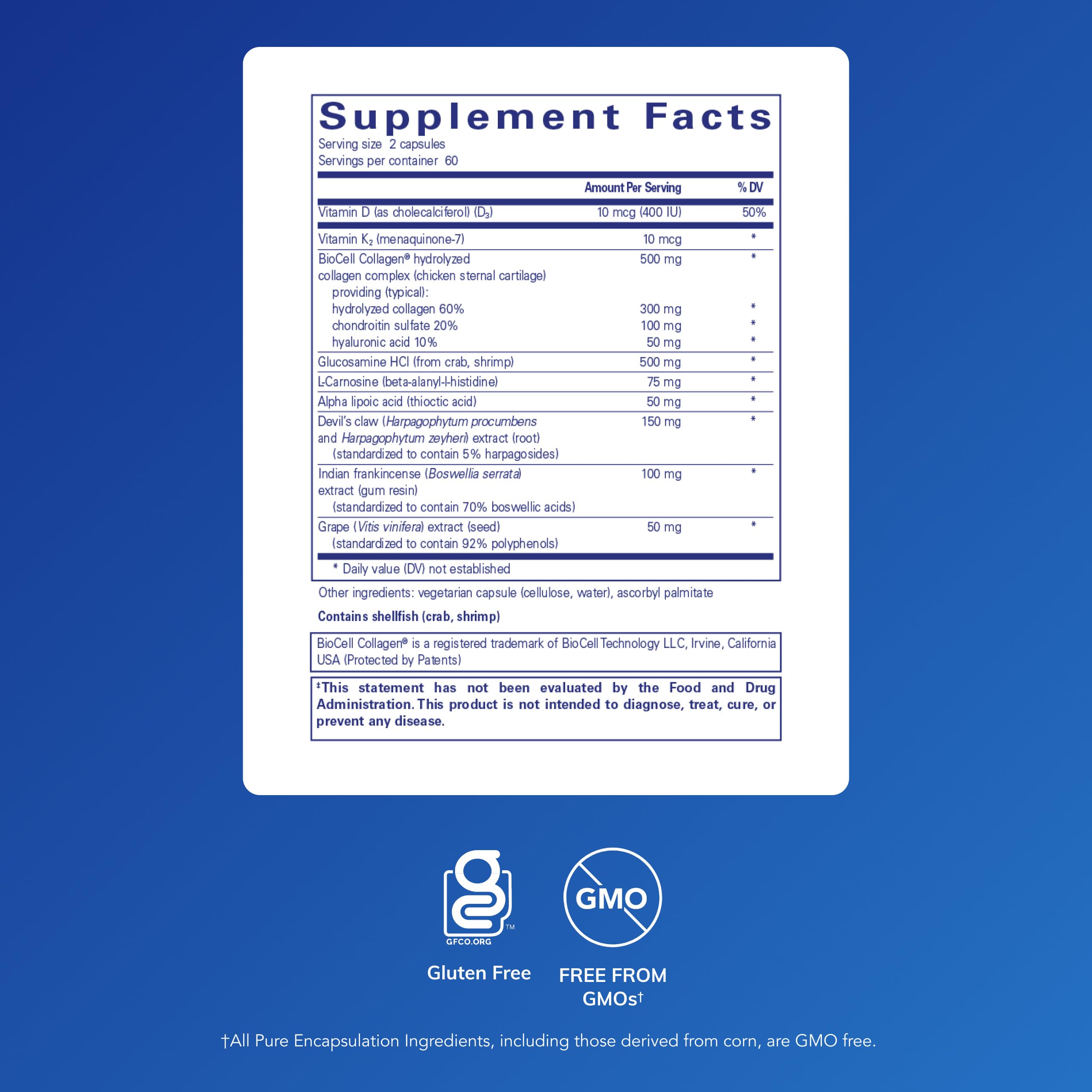 Disc-Flex capsules held in hand for easy daily dosing supporting spine and bone health.