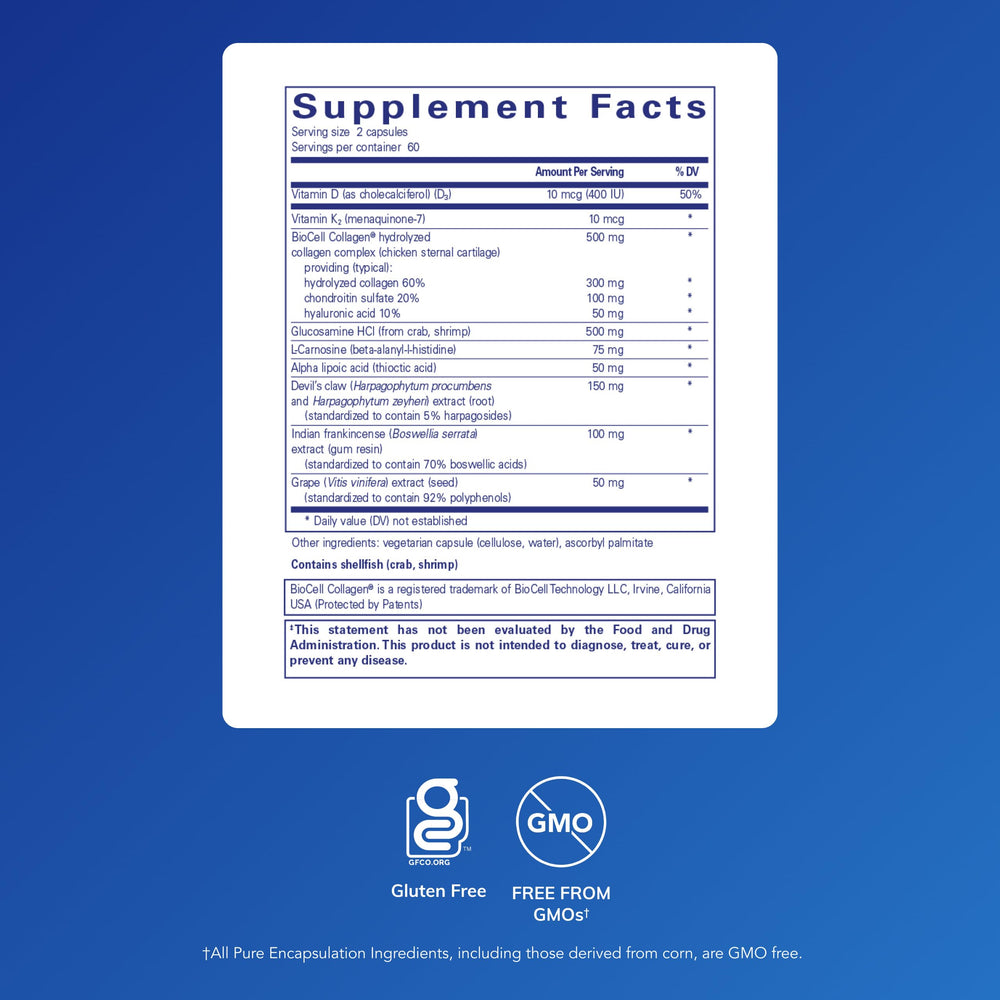 Disc-Flex capsules held in hand for easy daily dosing supporting spine and bone health.