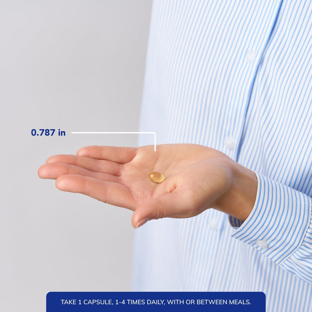 Top view of Pure Encapsulations E.P.O bottle for convenient daily use.
