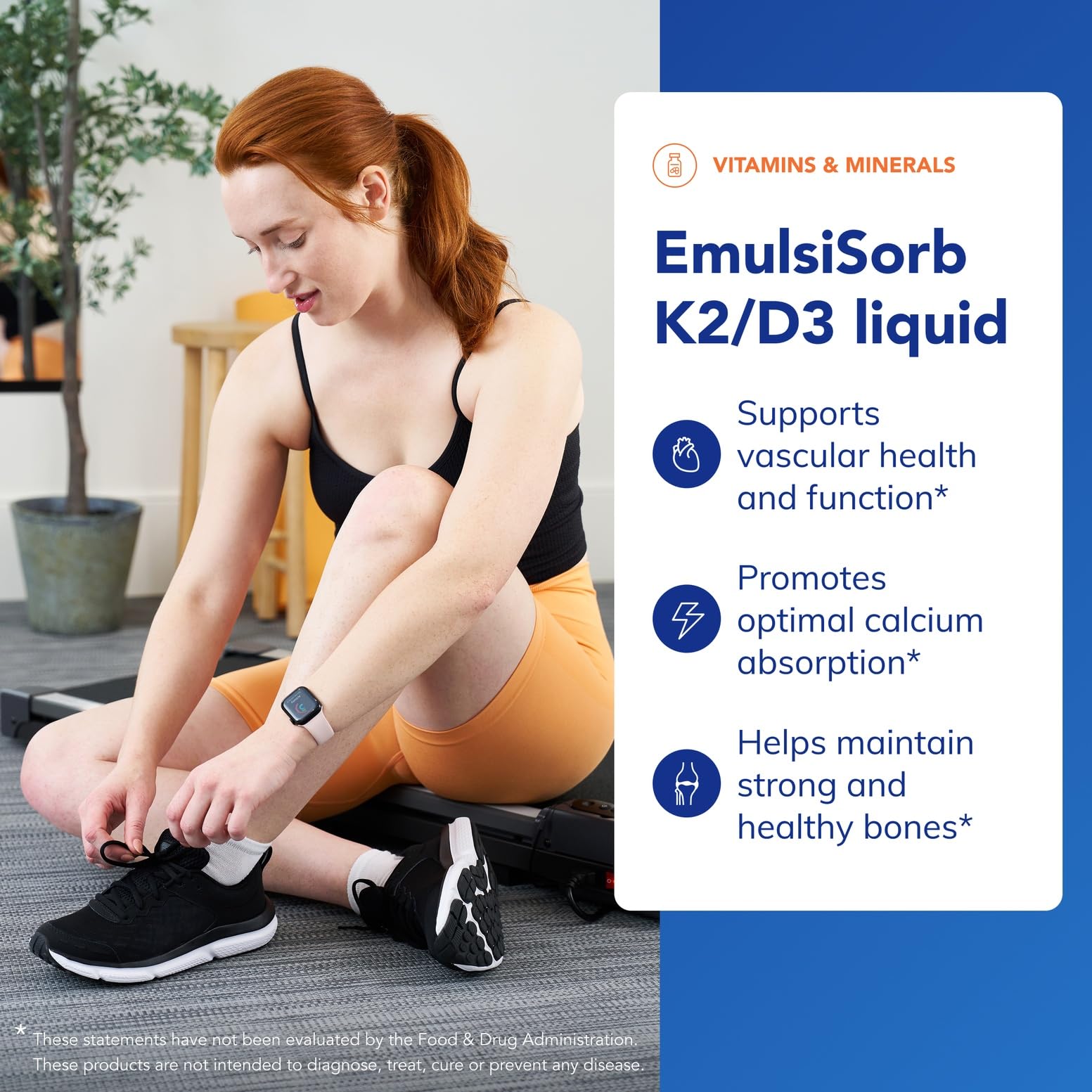 EmulsiSorb K2/D3 liquid label graphic highlights enhanced absorption.