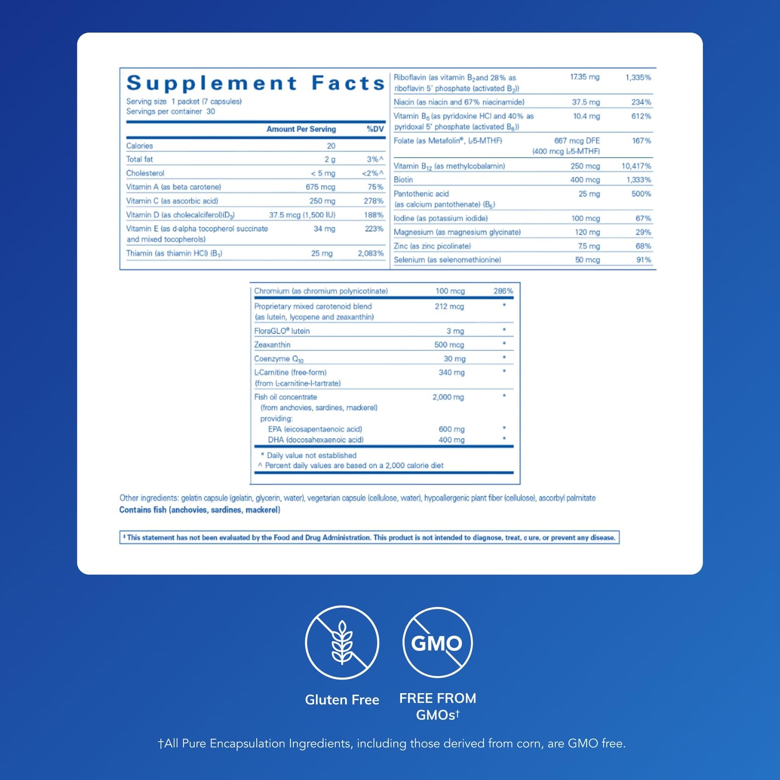 Energize Plus Pure Pack daily packet ready for on-the-go use