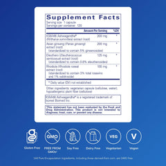 Energy Xtra capsules poured out suggesting endurance and cognitive support.