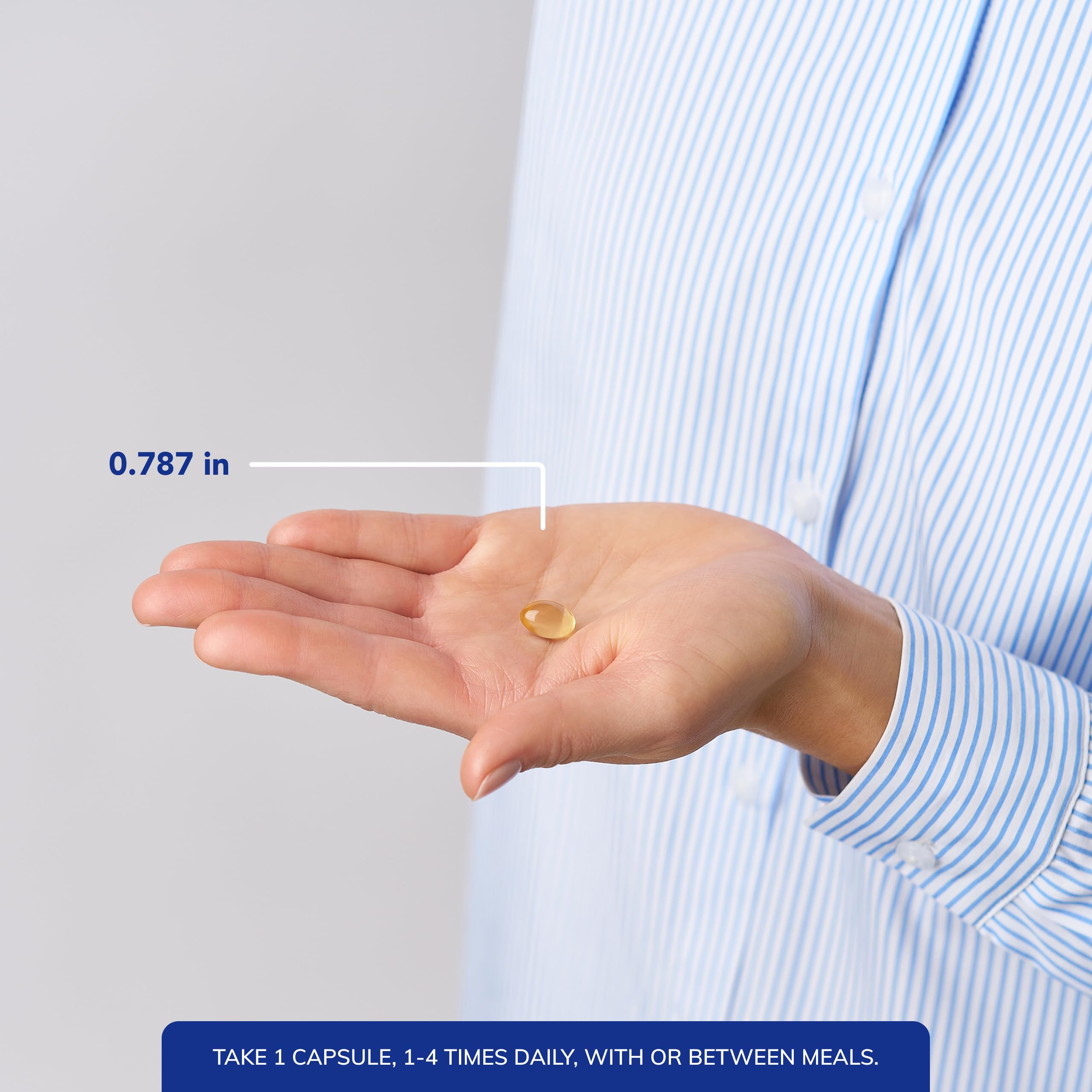Pure Encapsulations E.P.O. bottle on shelf signaling easy daily use.