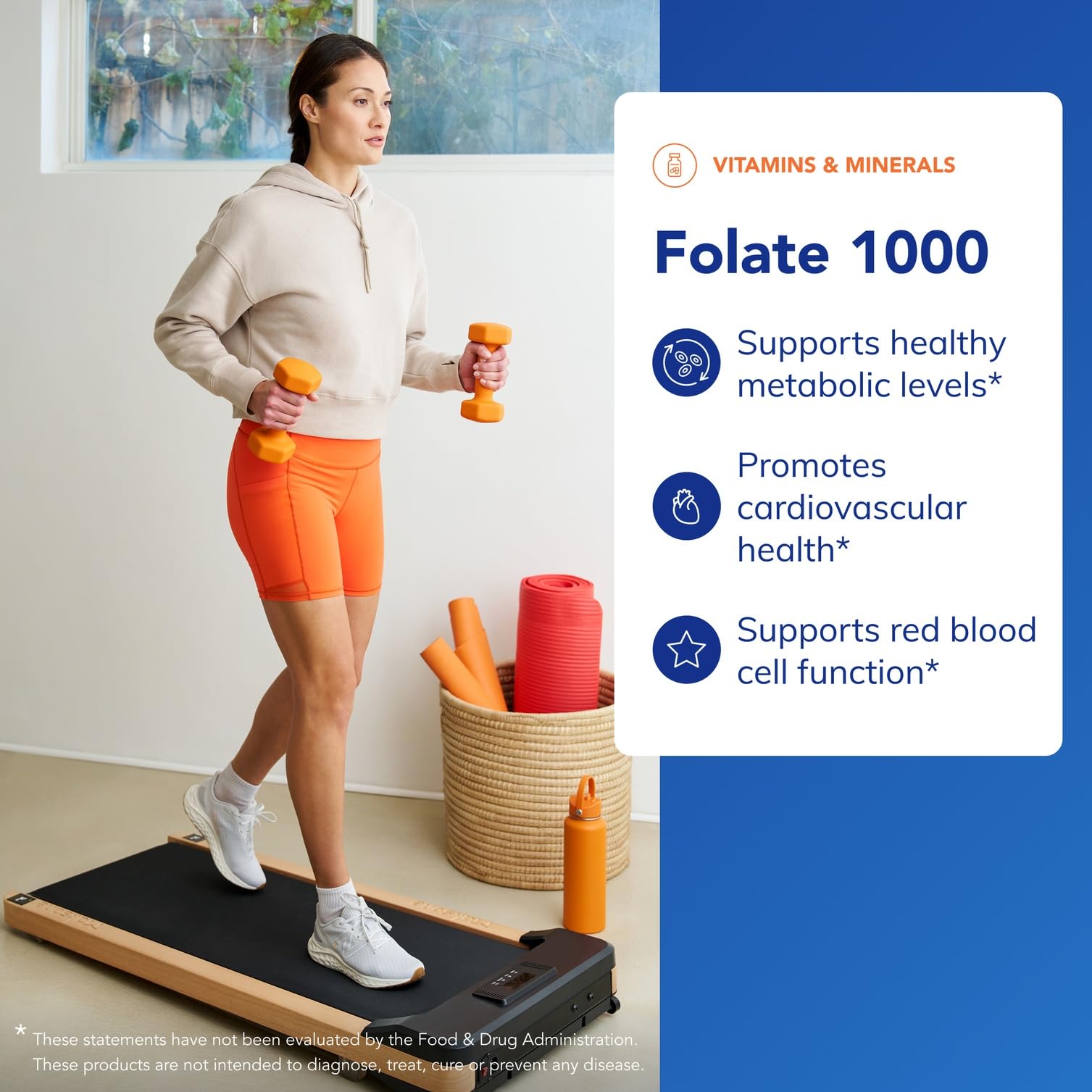 Label detail shows Metafolin L-5-MTHF vegan, non-GMO formulation