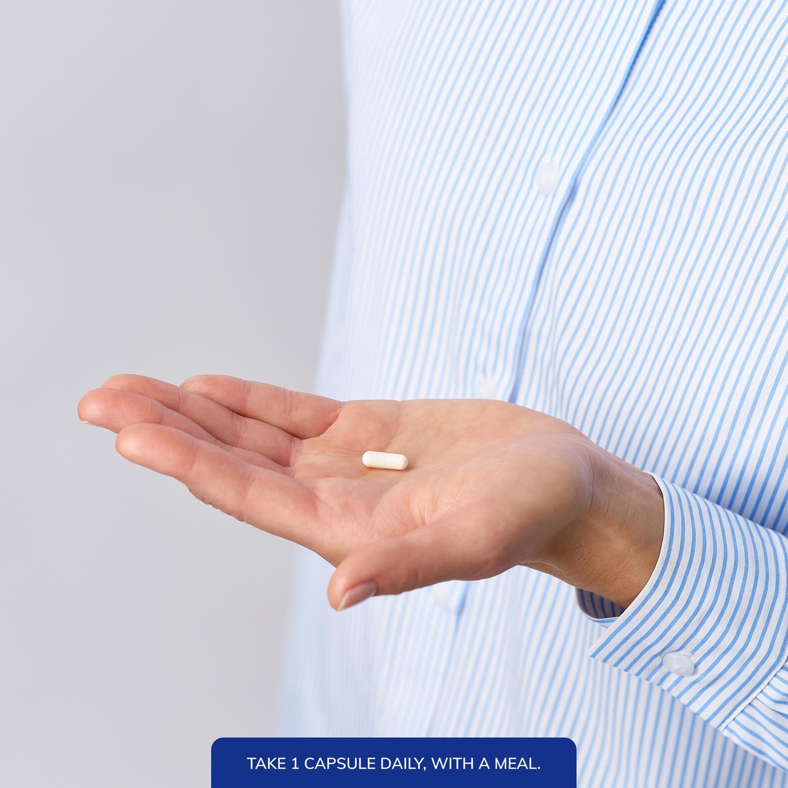Pouring view of Pure Encapsulations Folate 5000 for easy daily dosing
