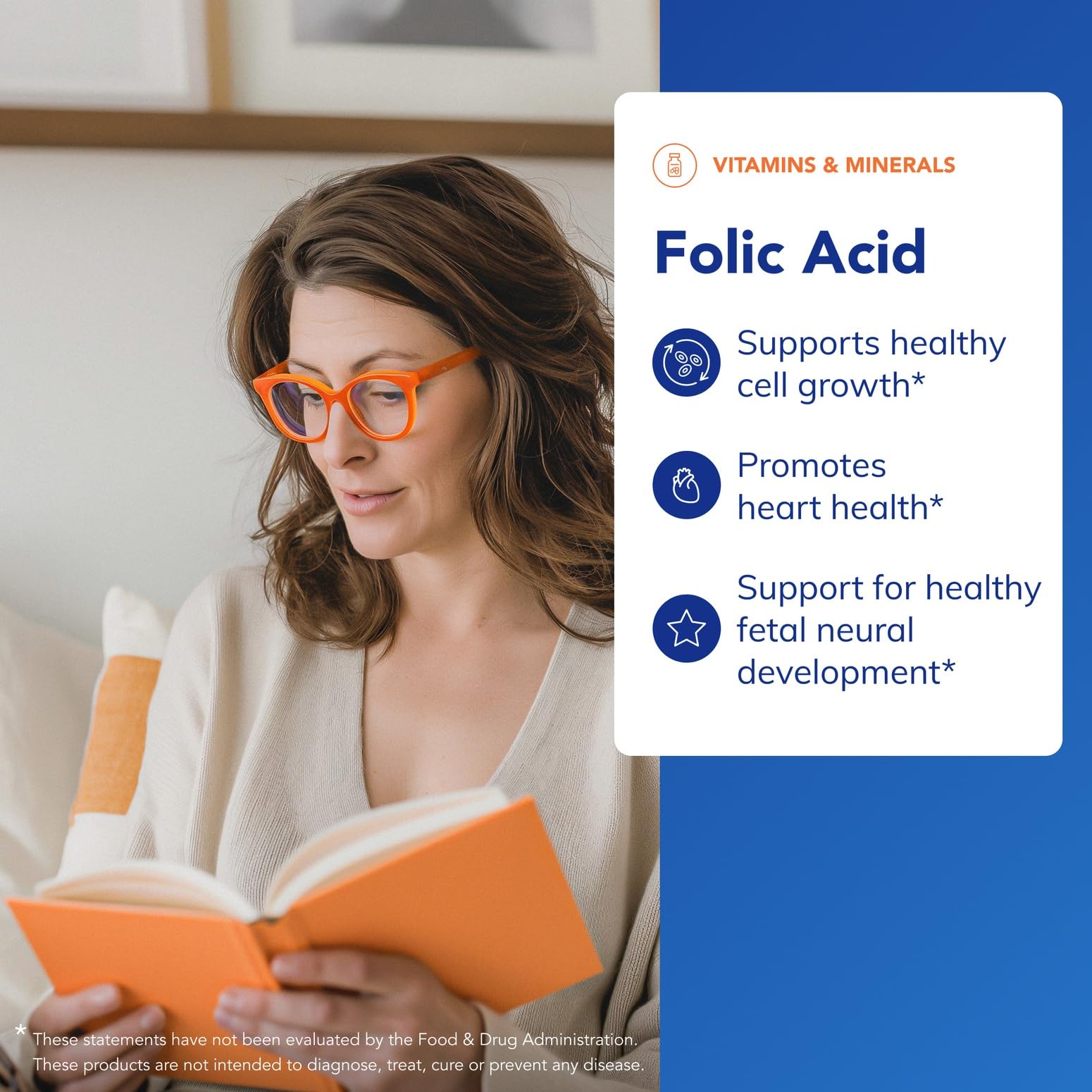 Pure Encapsulations Folic Acid capsules shown for daily use