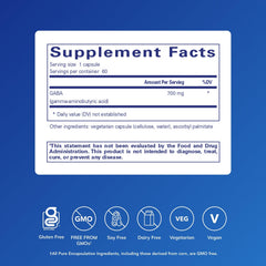 GABA capsules by Pure Encapsulations ready for a calm routine
