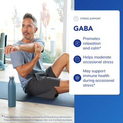 Pure Encapsulations GABA label on bottle emphasizes clean ingredients.