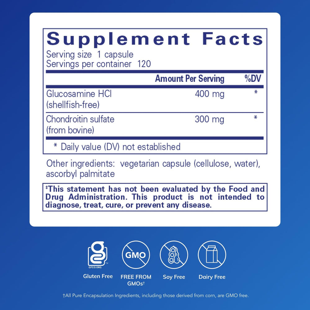 Pure Encapsulations capsules close-up highlighting premium ingredients for joint mobility