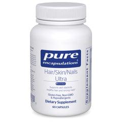 Pure Encapsulations Hair/Skin/Nails bottle for comprehensive beauty support