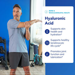 HyaMax low molecular weight hyaluronic acid label close-up.