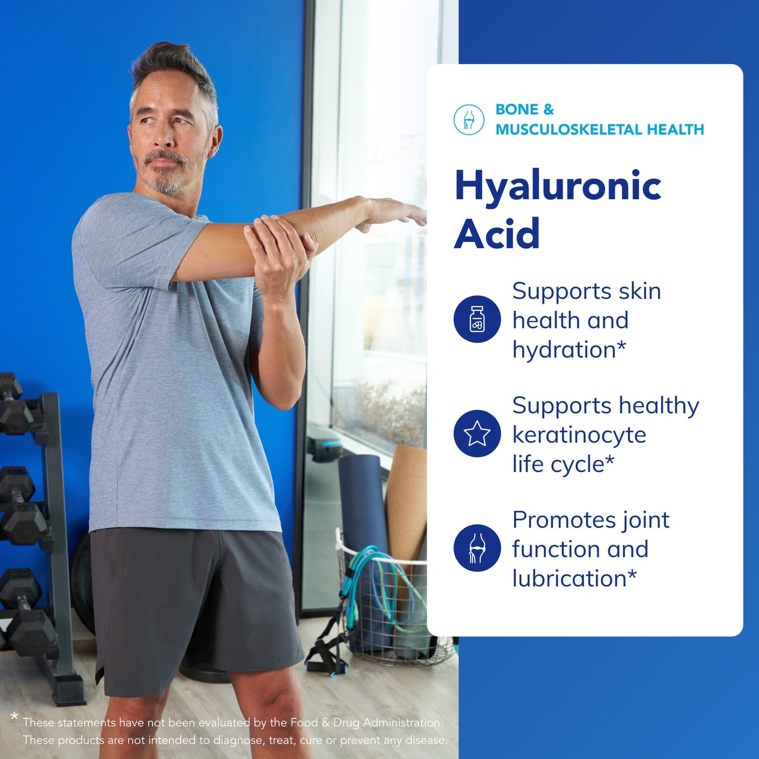 Pure Encapsulations Hyaluronic Acid label detail highlighting gluten-free and non-GMO