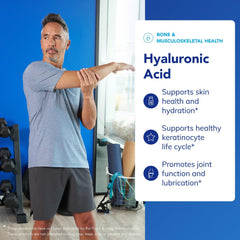 Pure Encapsulations Hyaluronic Acid label detail highlighting gluten-free and non-GMO