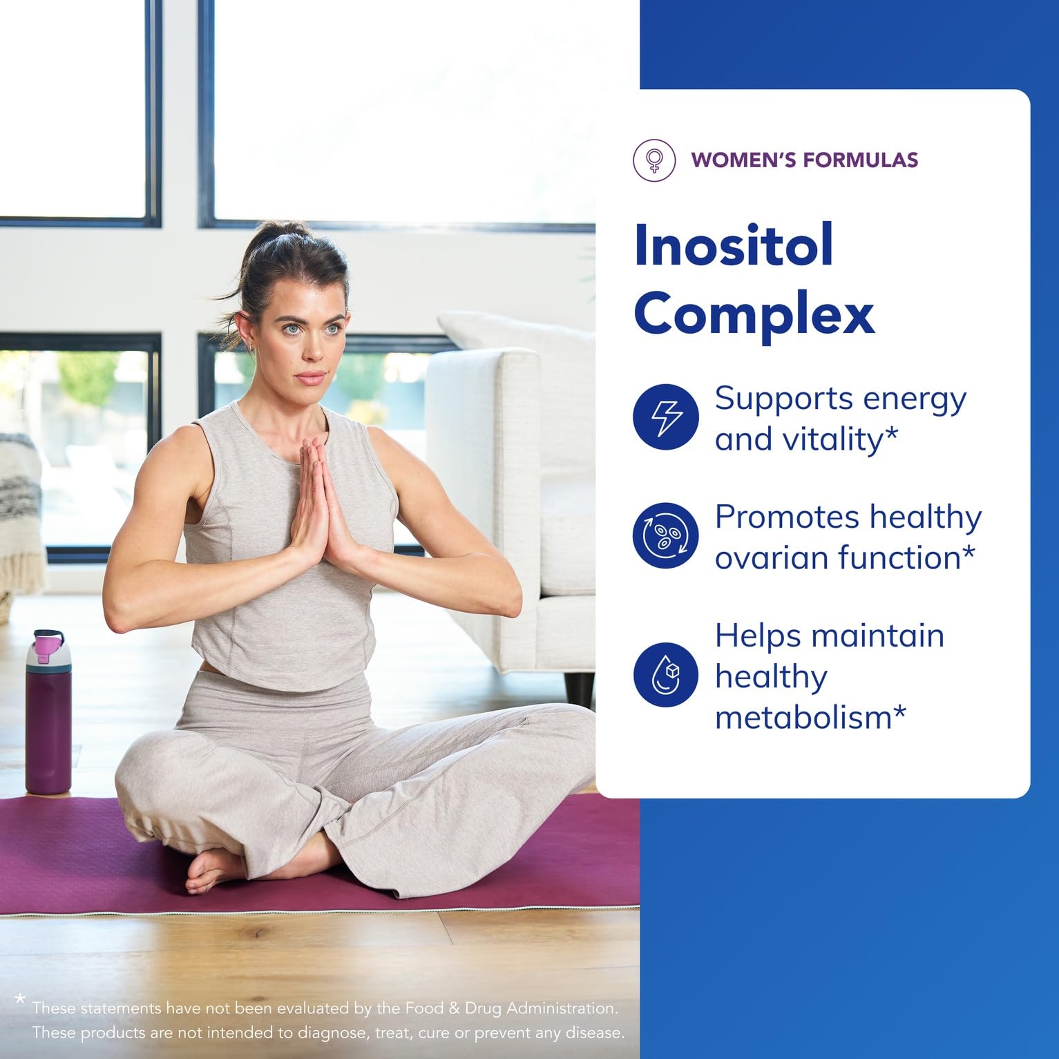 Pure Encapsulations Inositol Complex capsules for daily use and balance.