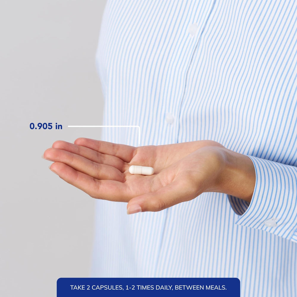 Pure Encapsulations IP6 bottle on shelf signaling premium hypoallergenic option