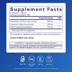 Close-up of Pure Encapsulations joint health capsules