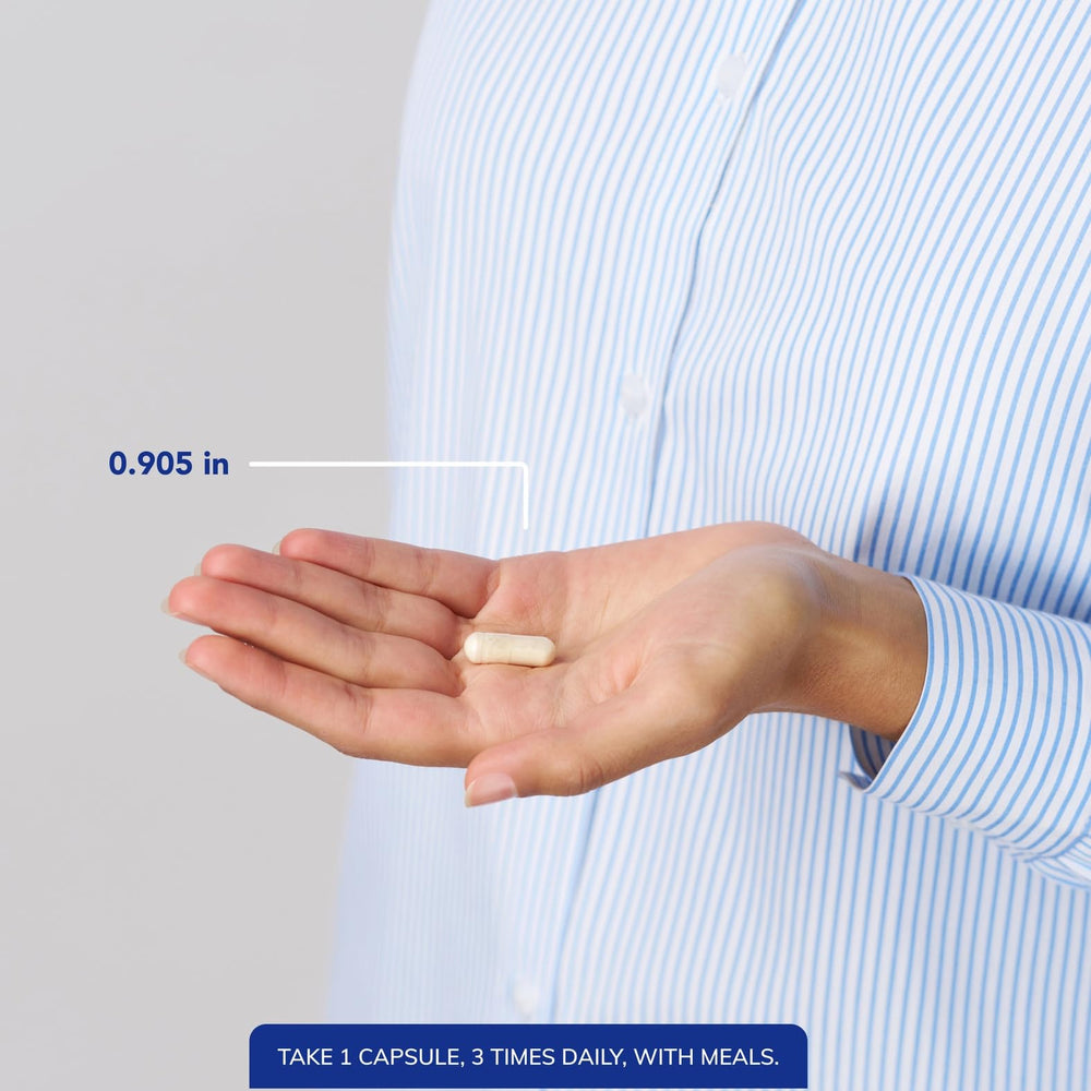 Bottle packaging scene showcasing dual-strength joint support