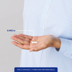 Pure Encapsulations L-Arginine serving of two capsules explained