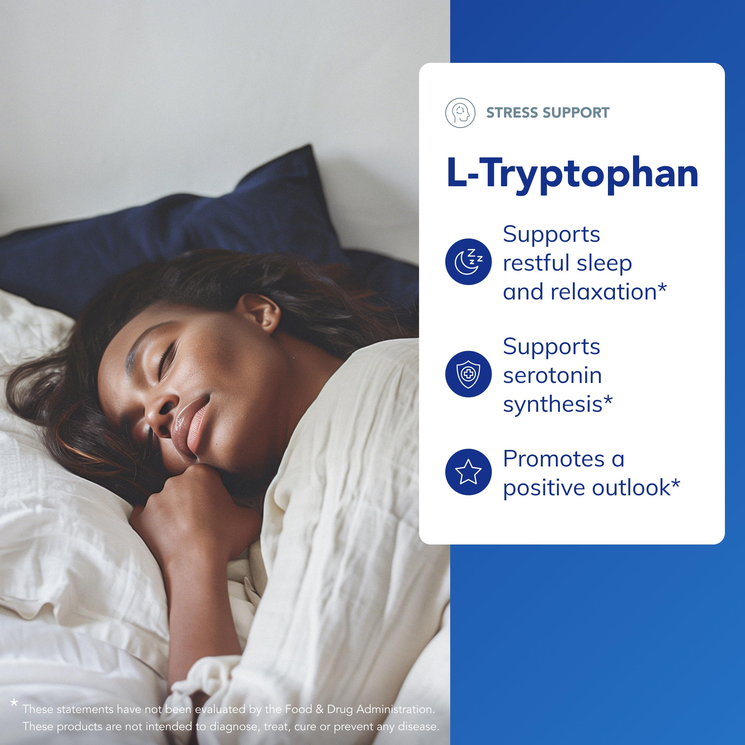 Pouring Pure Encapsulations L-Tryptophan into a glass for nightly routine.