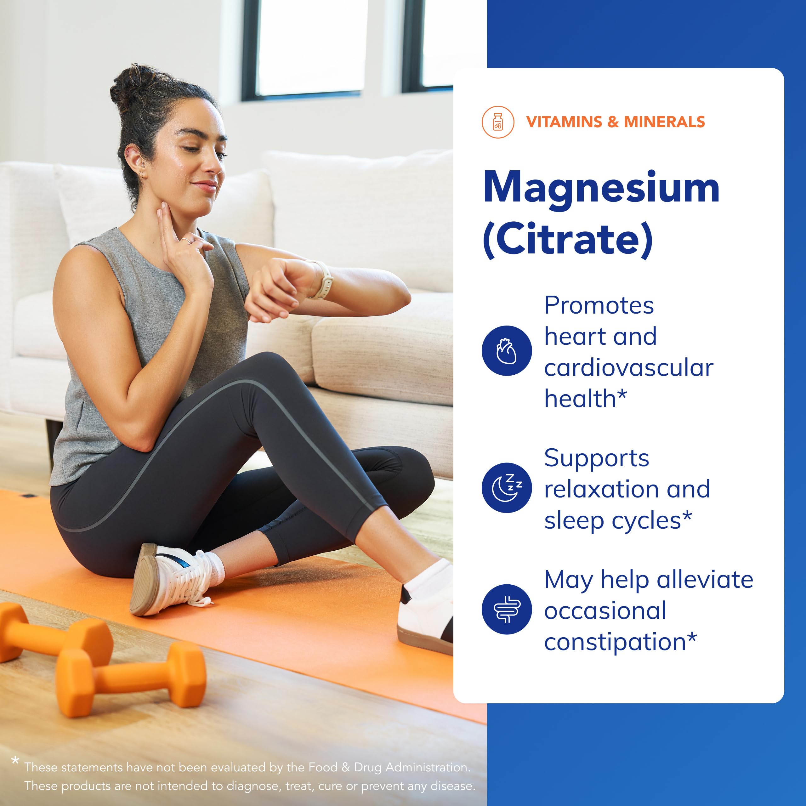 Pure Encapsulations Magnesium Citrate label detail, highlighting quality and allergen-free formulation