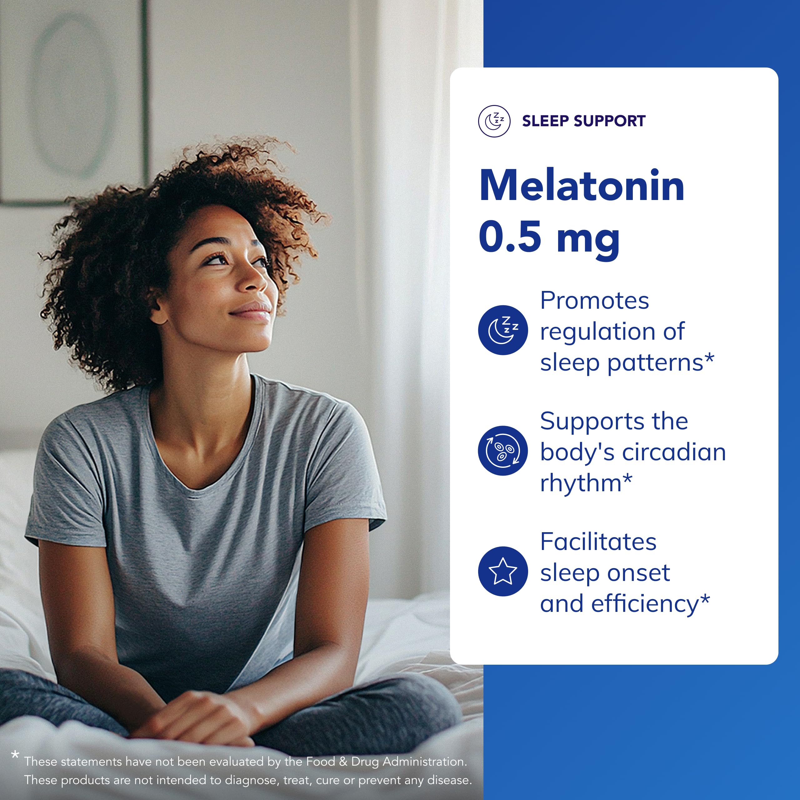 Pure Encapsulations Melatonin capsules close-up showing small vegan capsules