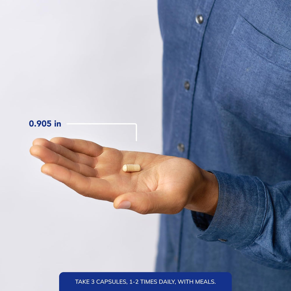 Pure Encapsulations Men's Nutrients dosage directions close-up.