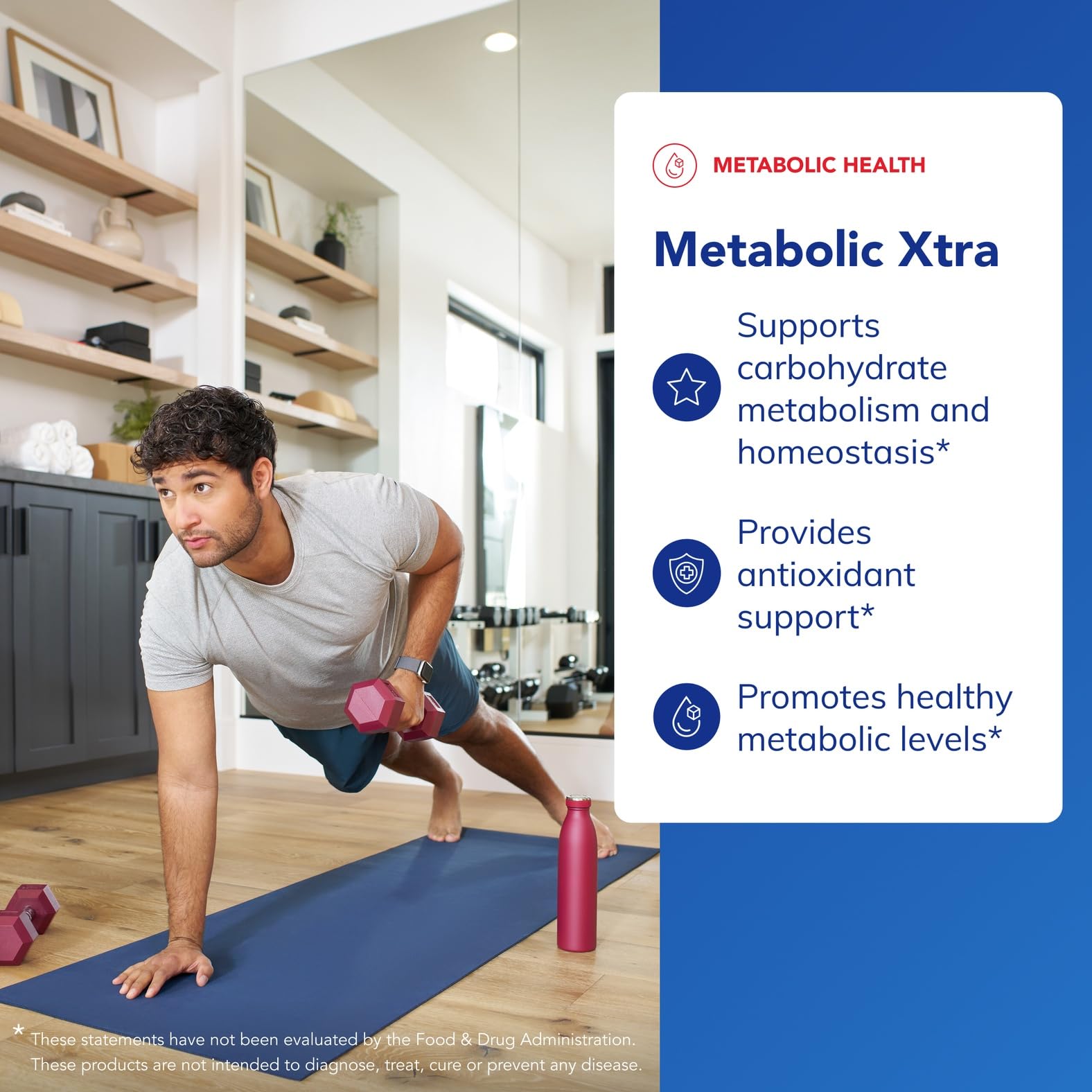 Pure Encapsulations Metabolic Xtra label front showcases clean, allergen-free design.