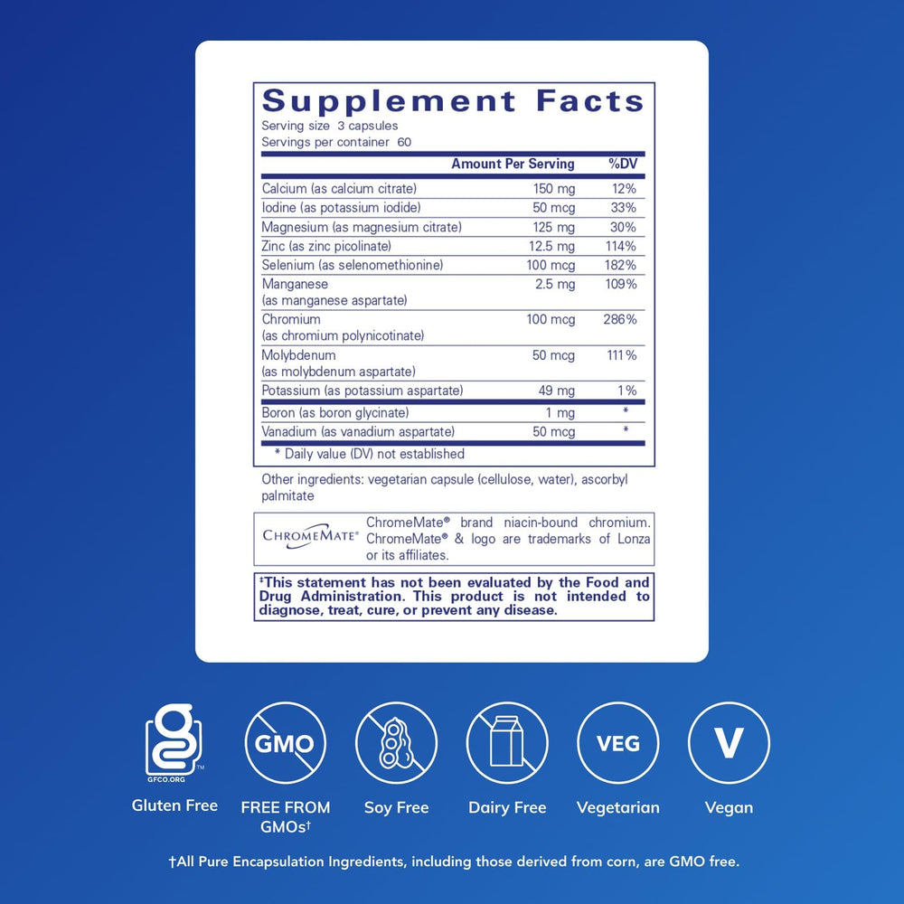 Mineral 650 capsules close-up, easy-to-swallow daily supplement.