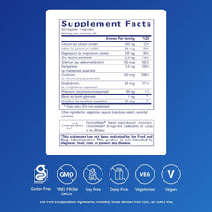 Mineral 650 capsules close-up, easy-to-swallow daily supplement.