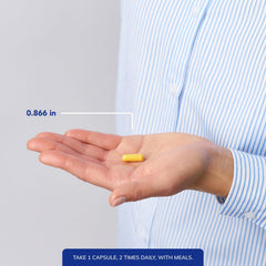 Pure Encapsulations Multi T/D bottle with meals emphasizing two-per-day dosing