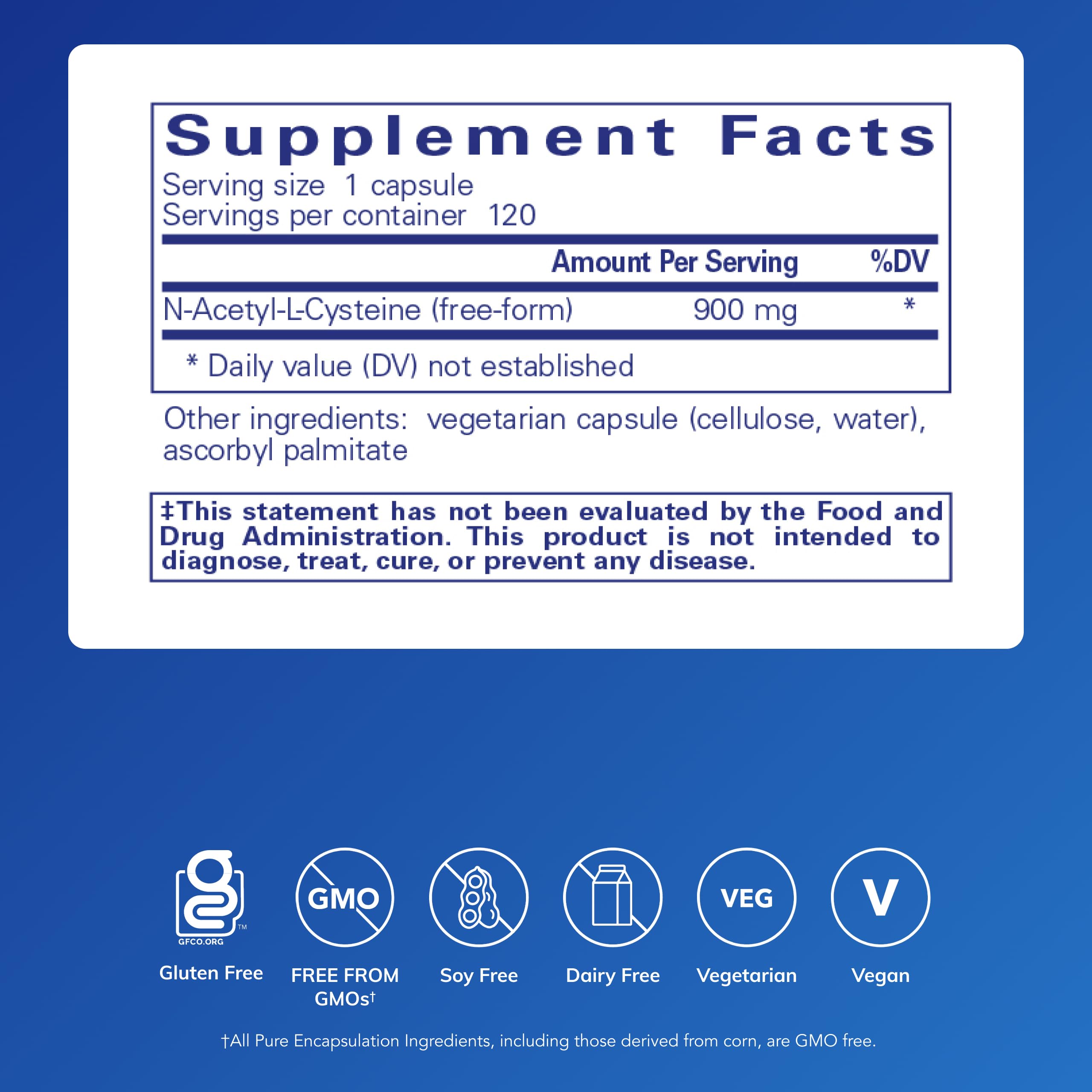 Pure Encapsulations NAC 900 mg bottle ready for your daily routine.