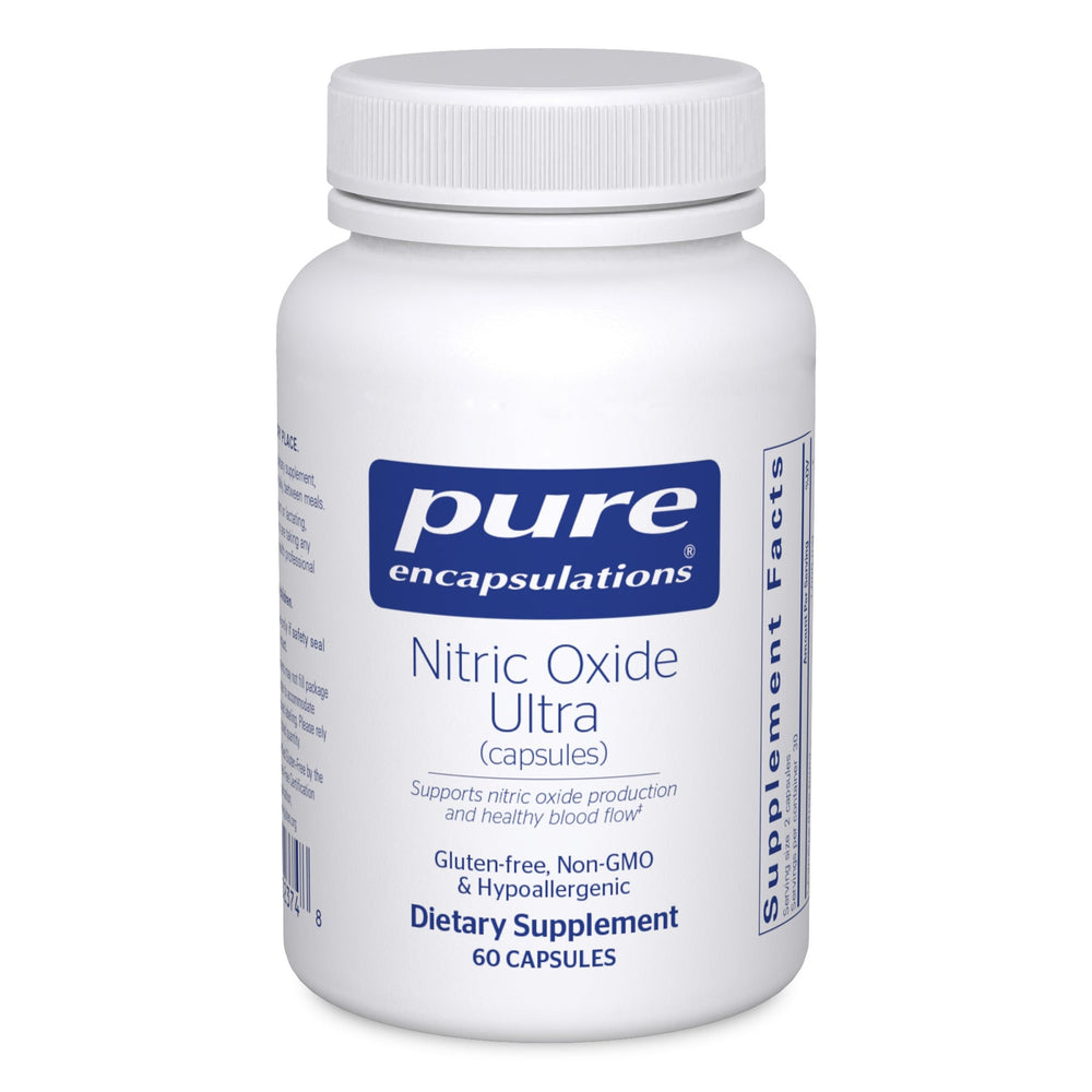 Pure Encapsulations Nitric Oxide Ultra bottle for vascular health support