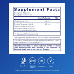 Pure Encapsulations Nitric Oxide Ultra capsules close-up for daily supplementation