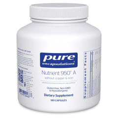 Pure Encapsulations Nutrient 950 A bottle front—hypoallergenic daily wellness support in one capsule