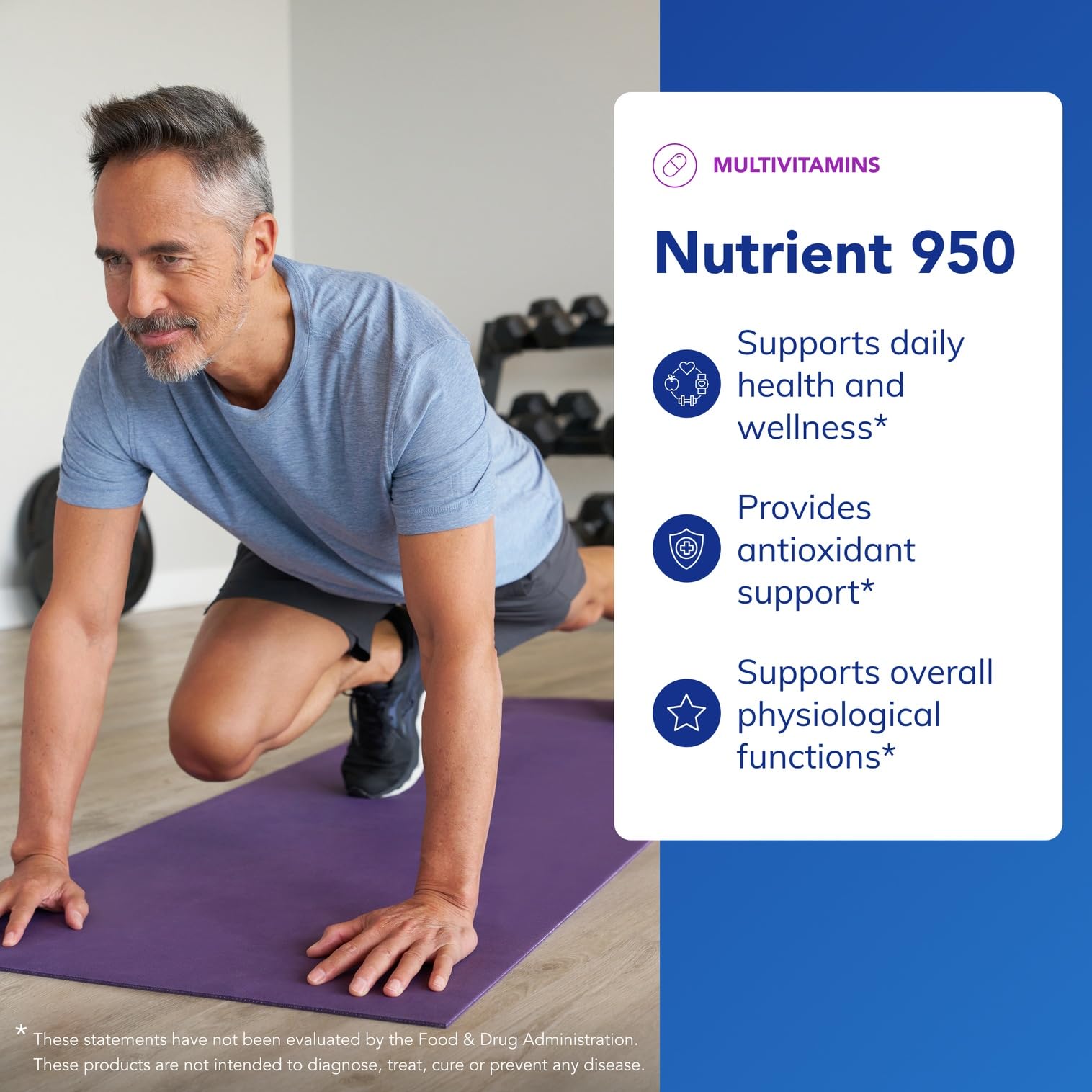 Pure Encapsulations Nutrient 950 capsules in hand show gentle daily support.