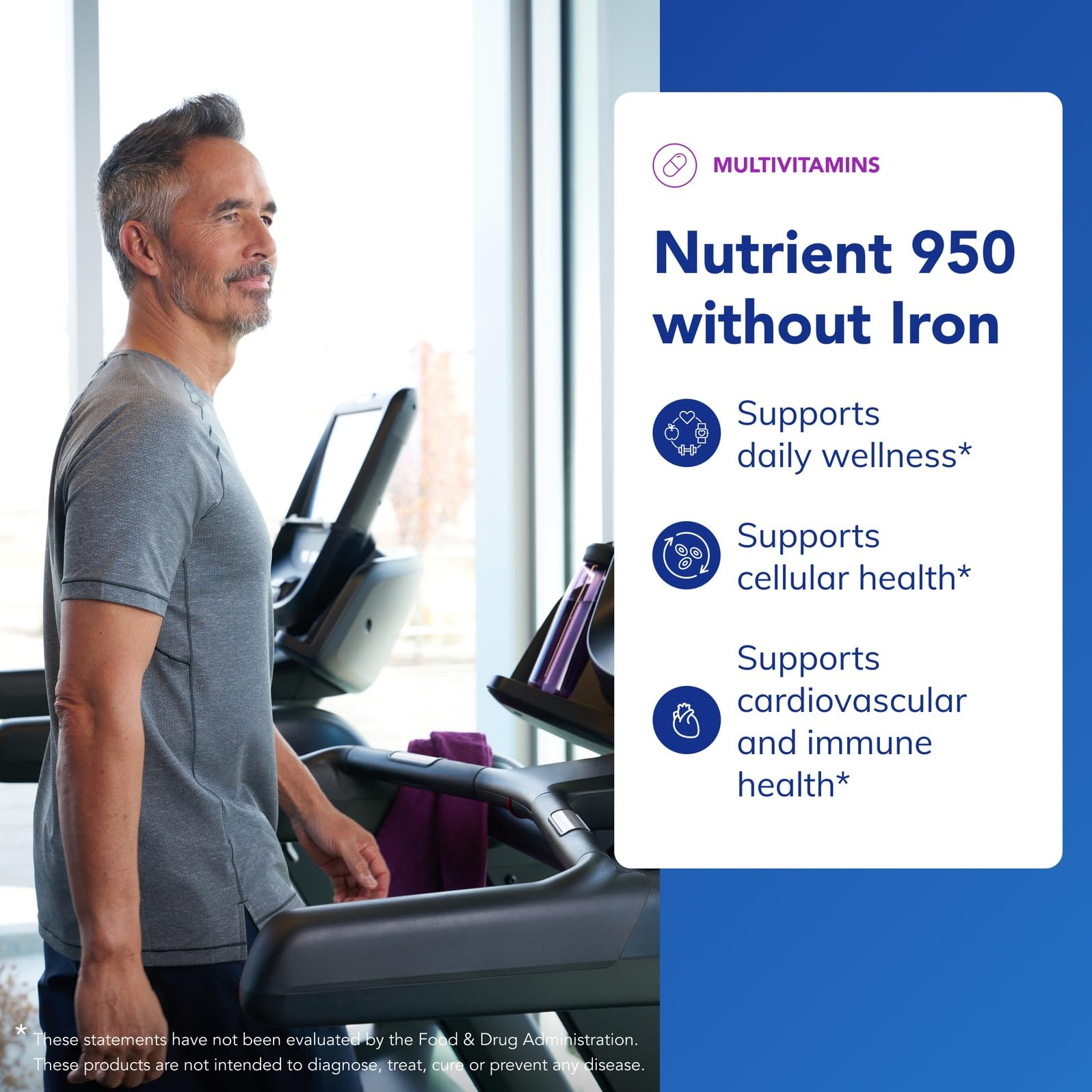 Ingredient list for Pure Encapsulations Nutrient 950 Without Iron showing Metafolin L-5-MTHF